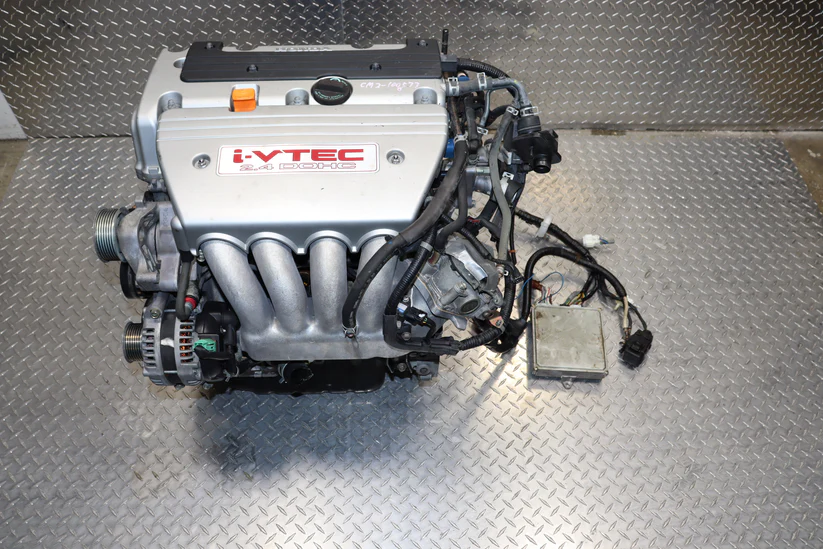 IMG_3837 JDM K24A TYPE-S 2.4L ACURA TSX 04 05 06 I-VTEC DOHC ENGINE 3-LOB MOTOR RBB HEAD - Image 1