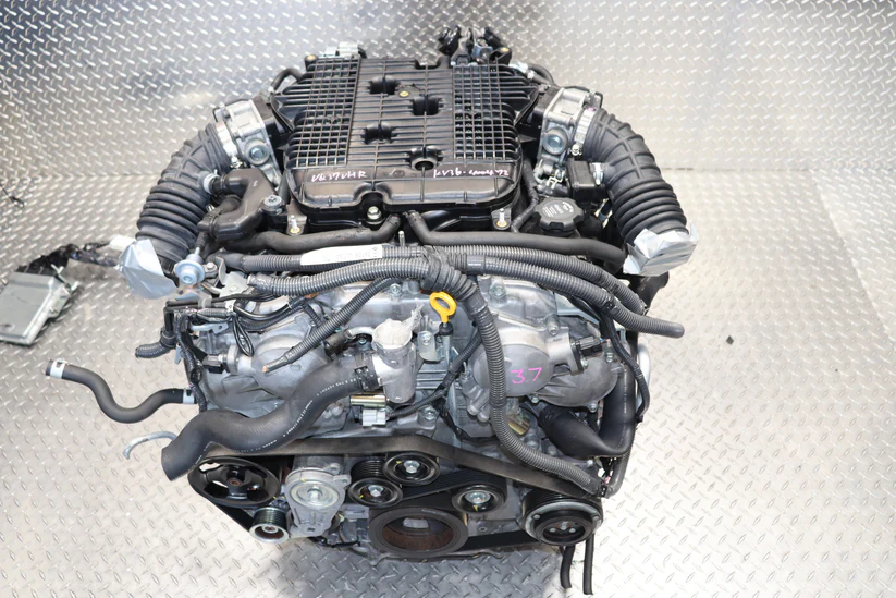 IMG_5849 JDM VQ37VHR NISSAN 370Z INFINITI G37 M37 FX37 EX37 Q40 Q60 3.7L DOHC V6 ENGINE - Image 1
