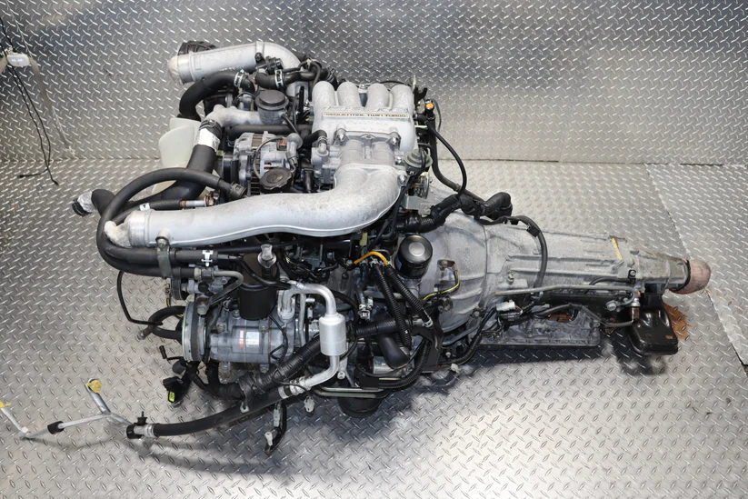 IMG_6516 JDM 13B-RE Mazda Cosmo FD3S Twin Turbo 1.3L Rotary Engine Auto ECU Complete - Image 1