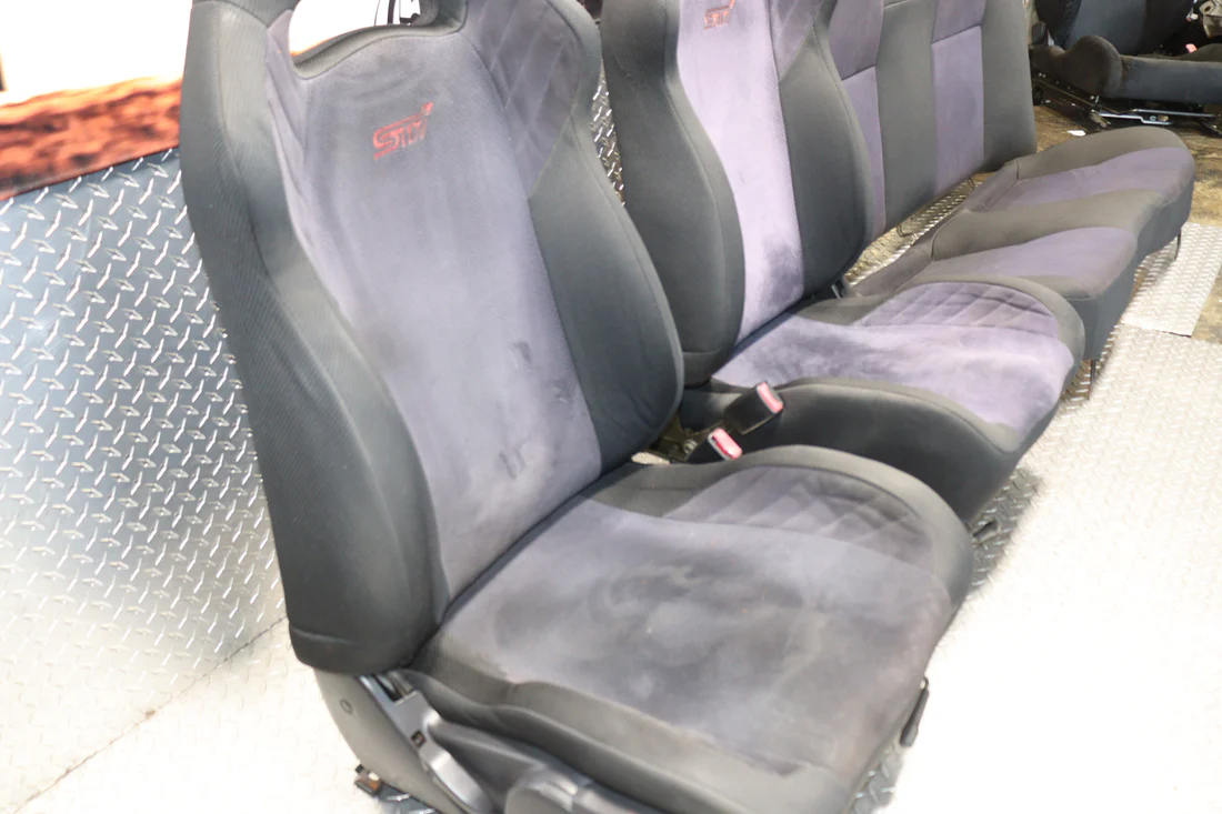 IMG_6578 JDM SUBARU IMPREZA WRX STI S202 BUGEYE COMPLETE FRONT AND REAR SEATS LIMITED EDITION - Image 1