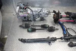 JDM TY856WB2GA SUBARU IMPREZA WRX STI S202 GDB 6 SPEED MANUAL AWD TRANSMISSION W/ COMPLETE REAR SUSPENSION CROSSMEMBER - Image 3