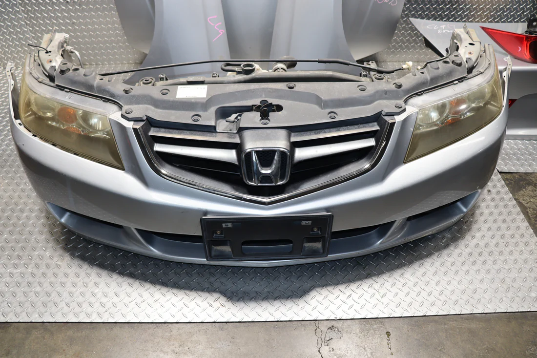 IMG_7942 JDM 2004 - 2008 HONDA ACCORD CL7 ACURA TSX SILVER COMPLETE FRONT END NOSE CUT CONVERSION - Image 1
