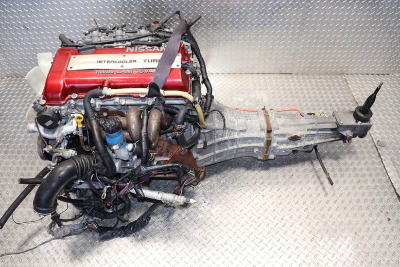 IMG_8380_b565c40e-3735-4e80-a398-e9d2a5a43aa3 JDM SR20DET 89-93 Red-top S13 240SX Nissan Engine 2.0 5SPD ✔ Turbo TESTED ✔ - Image 1