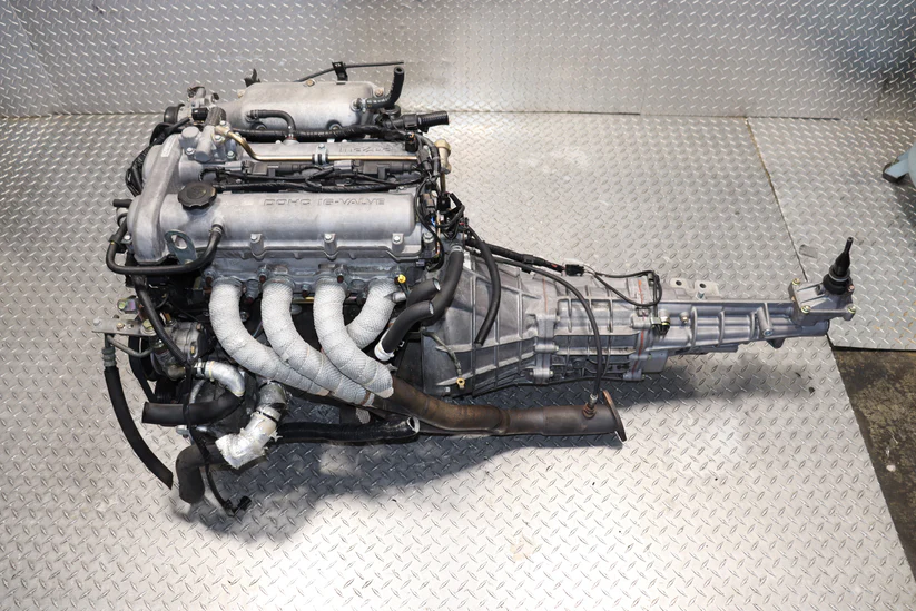 IMG_8431 JDM 2001 2002 2003 2004 2005 MAZDA MIATA ENGINE WITH 6 SPEED MANUAL TRANSMISSION - Image 1